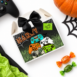 PRINTED RANGE - TREAT BOX TOPPER - HALLOWEEN - SPOOKY GAMER