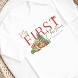 CUSTOM DTF TRANSFER: CHRISTMAS - TRADITIONAL SIGNATURE BEAR 1ST CHRISTMAS