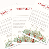 PRINTED RANGE - A4 CHRISTMAS EVE LETTER - NORTH POLE VILLAGE