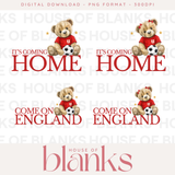 DIGITAL DOWNLOAD - WORLD CUP - ENGLAND DESIGNS
