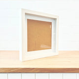 10'' x 10'' WHITE DEEP SHADOW BOX FRAME