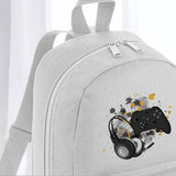 DTF TRANSFER - BLACK GAMER CONTROLLER  (10CM) (BACKPACK)