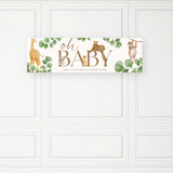 CUSTOM CELEBRATION BANNER  - BABY SHOWER - SAFARI (MUST BE ORDERED SEPARATELY)