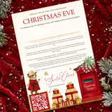PRINTED RANGE - A4 CHRISTMAS EVE LETTER - ENVELOPE BEAR