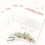PRINTED RANGE - A4 MAGICAL NOTE - NORTH POLE VILLAGE