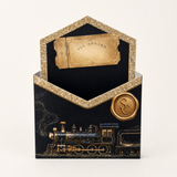PRINTED ENVELOPE BOX - NORTH POLE EXPRESS - NAVY