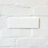 WHITE RECTANGLE ACRYLIC PLAQUE