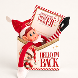 PRINTED RANGE - A6 MINI MAGICAL ELF NOTE - GLITTER EDITION - RED