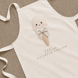 CUSTOM DTF TRANSFER - STITCHED ICE CREAM (VARIOUS COLOURS/SIZES)
