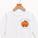DTF TRANSFER - HALLOWEEN - ORANGE STITCHED PUMPKIN