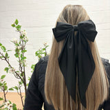 WATERFALL BOW - BLACK