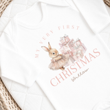 CUSTOM DTF TRANSFER: CHRISTMAS - MY VERY 1ST CHRISTMAS FLOPSY