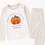 DTF TRANSFER - HALLOWEEN - ORANGE STITCHED PUMPKIN