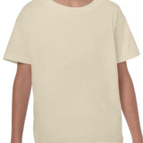 CHILDRENS UNISEX HEAVY COTTON T-SHIRT - SAND