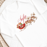 CUSTOM DTF TRANSFER: CHRISTMAS - SANTA & HIS REINDEER