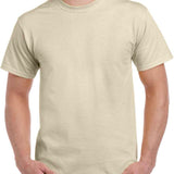 ADULTS UNISEX HEAVY COTTON T-SHIRT - SAND