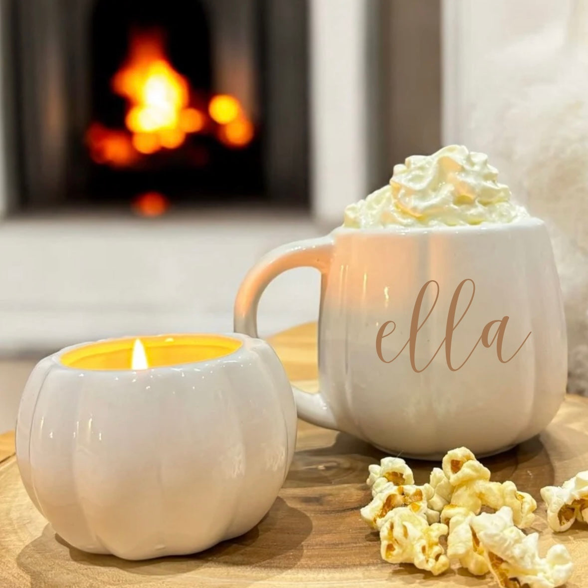 PUMPKIN MUG - WHITE