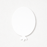 ACRYLIC - BALLOON -White
