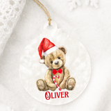 UV-DTF DECAL - CHRISTMAS - SANTA'S HAT BEAR - 6CM
