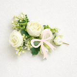 ACRYLIC - BOW - PASTEL PINK
