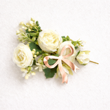 ACRYLIC - BOW - ROSE GOLD MIRROR