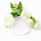 ACRYLIC - CIRCLE (NO HOLES) - FROSTED WHITE