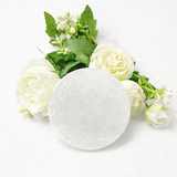 ACRYLIC - CIRCLE (NO HOLES) - WHITE PEARL