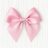 ITALIAN BOWS - PACK OF 6 - 10CM - ANTIQUE PINK