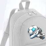 DTF TRANSFER - BLUE FOOTBALL BOOTS (10CM) (BACKPACK)