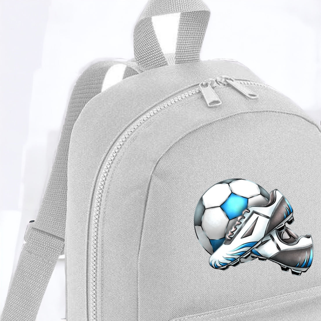 DTF TRANSFER - BLUE FOOTBALL BOOTS (10CM) (BACKPACK)