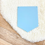 SCALLOP EDGE PENNANT - BLUE