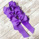 4’’ HAIR BOW - PURPLE