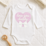 DTF TRANSFER - FATHER'S DAY - LOVE YOU DADDY - PINK