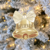CUSTOM UV-DTF DECAL - BELIEVE BELL - BEIGE