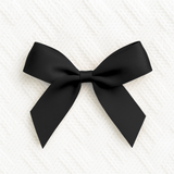 ITALIAN BOWS - PACK OF 12 - 5CM - BLACK