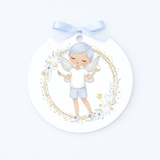 UV-DTF DECAL - TOOTH FAIRY - WREATH - BLUE