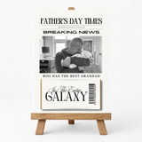 CUSTOM PRINT - GALAXY BOARD & WRAPPER - NEWSPAPER - WHITE