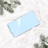 TICKET - ACRYLIC - BLUE
