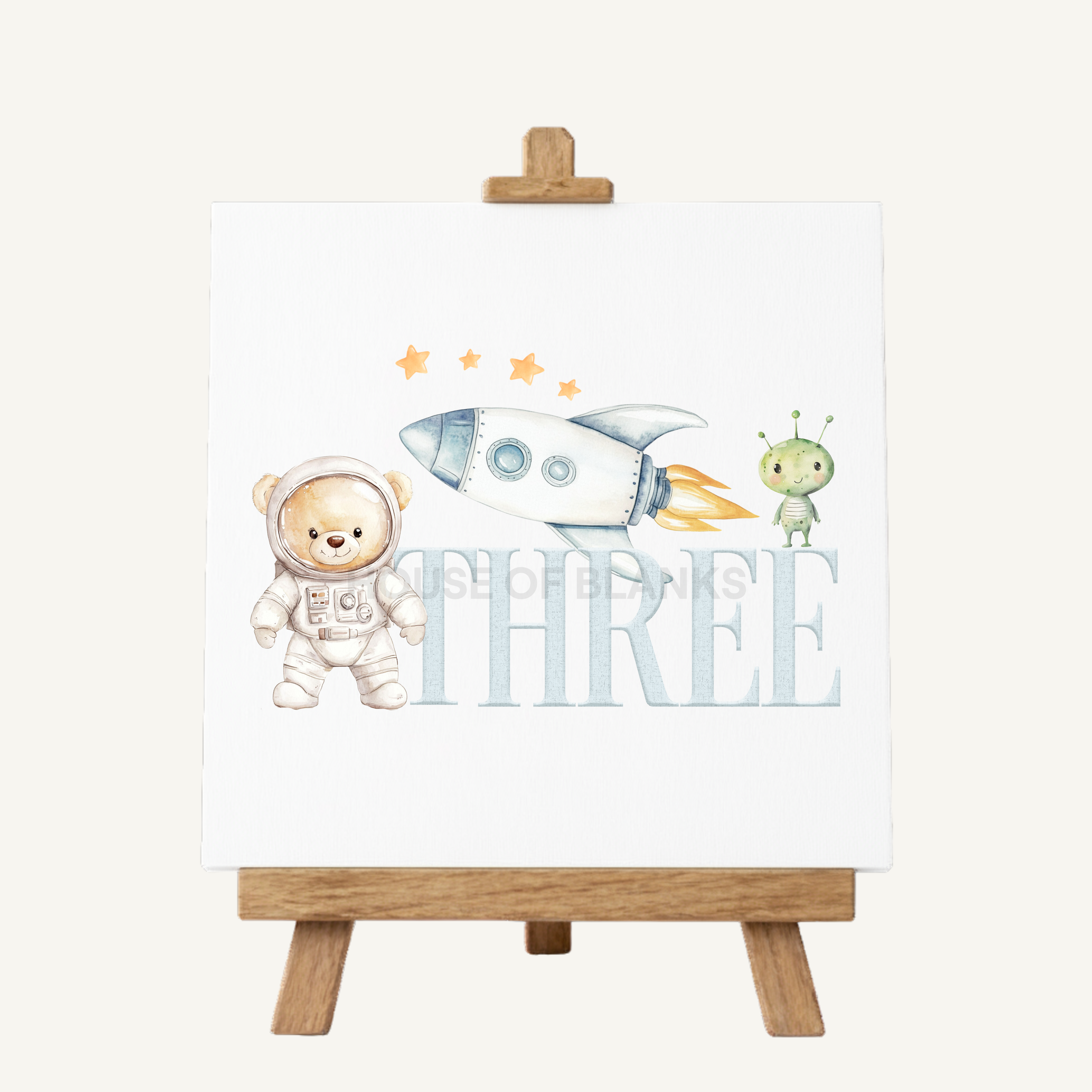 DTF TRANSFER - LITTLE SPACE BEAR