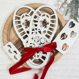 MDF - CHRISTMAS FOOTPRINTS