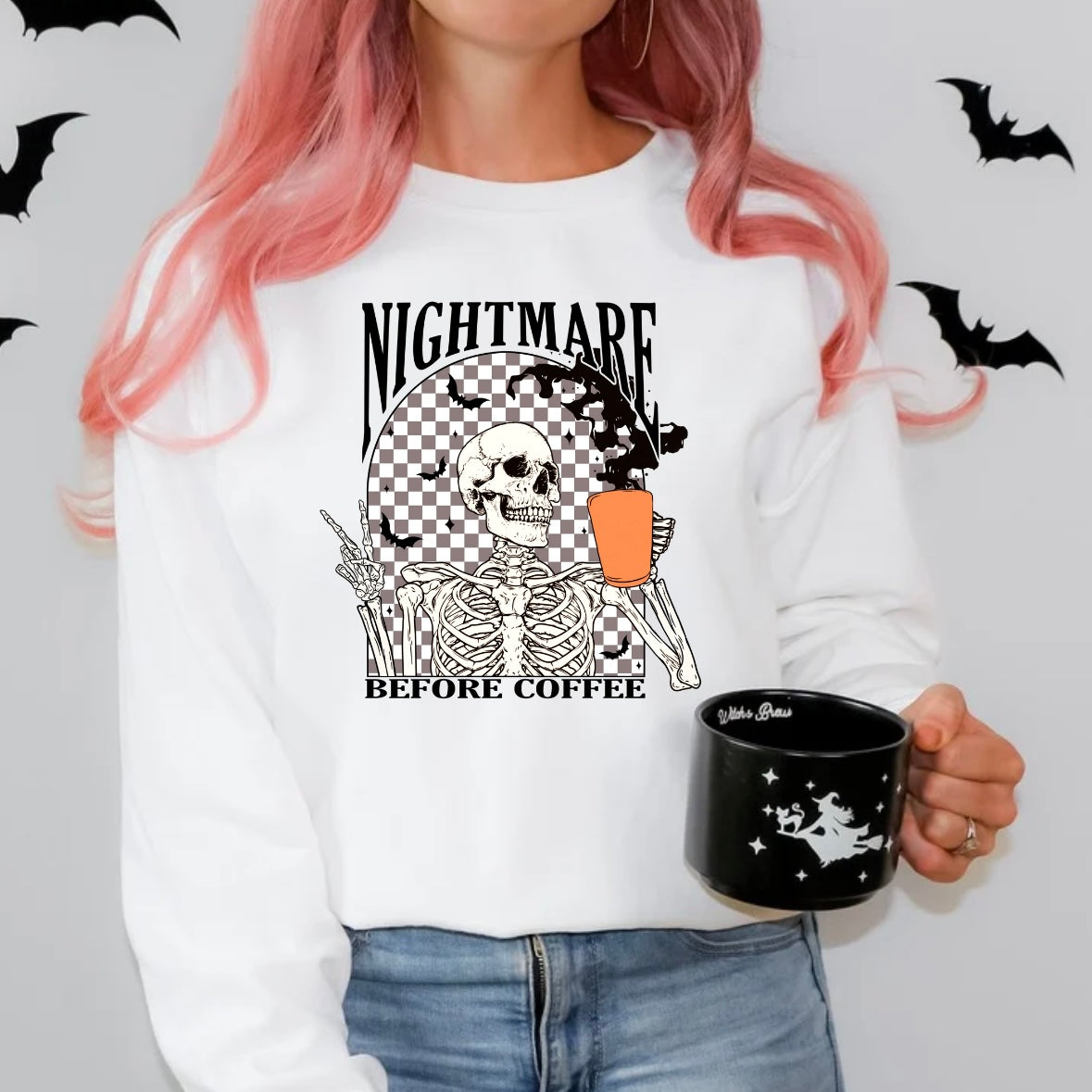 DTF TRANSFER - NIGHTMARE BEFORE COFFEE