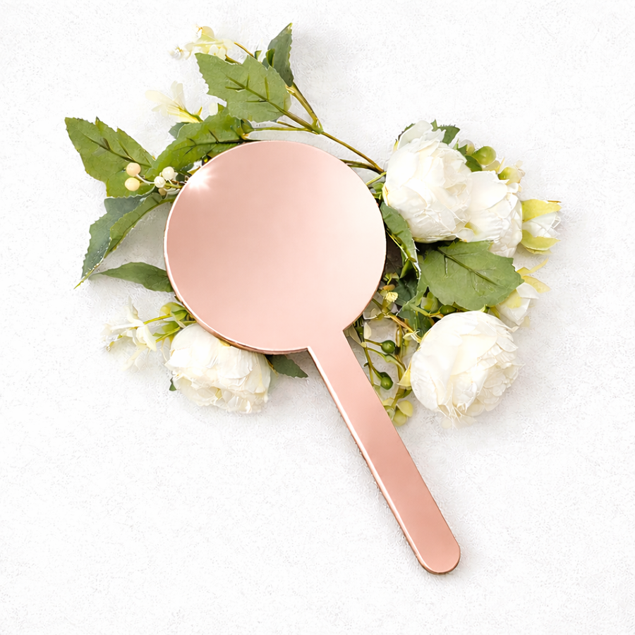 ACRYLIC - CAKE TOPPER - ROSE GOLD MIRROR – House of Blanks