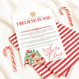 A4 LETTER - CANDY CANE LANE - BELIEVE LETTER