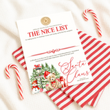A4 LETTER - CANDY CANE LANE - NICE LIST