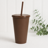 24oz BROWN COLD CUP TUMBLER