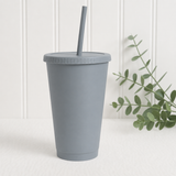 24oz LIGHT GREY COLD CUP TUMBLER