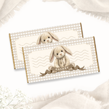 PRINTED RANGE - EASTER - CHOCOLATE WRAPPER - THE NEUTRAL BUNNY