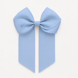 4’’ HAIR BOW - COLUMBIA BLUE