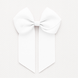 4’’ HAIR BOW - WHITE