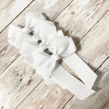 4’’ HAIR BOW - WHITE